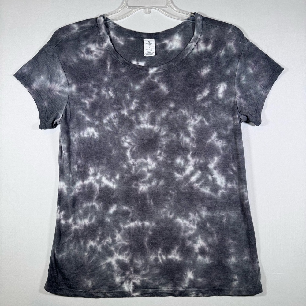 Member's Mark Women's Relaxed Fit Short Sleeve Luxe Tie Dye Tee Size L